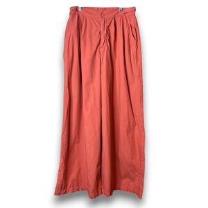YFB Young Fabulous & Broke Coral Wide Leg Soft Drapey Trousers 100% Lyocell Sz M